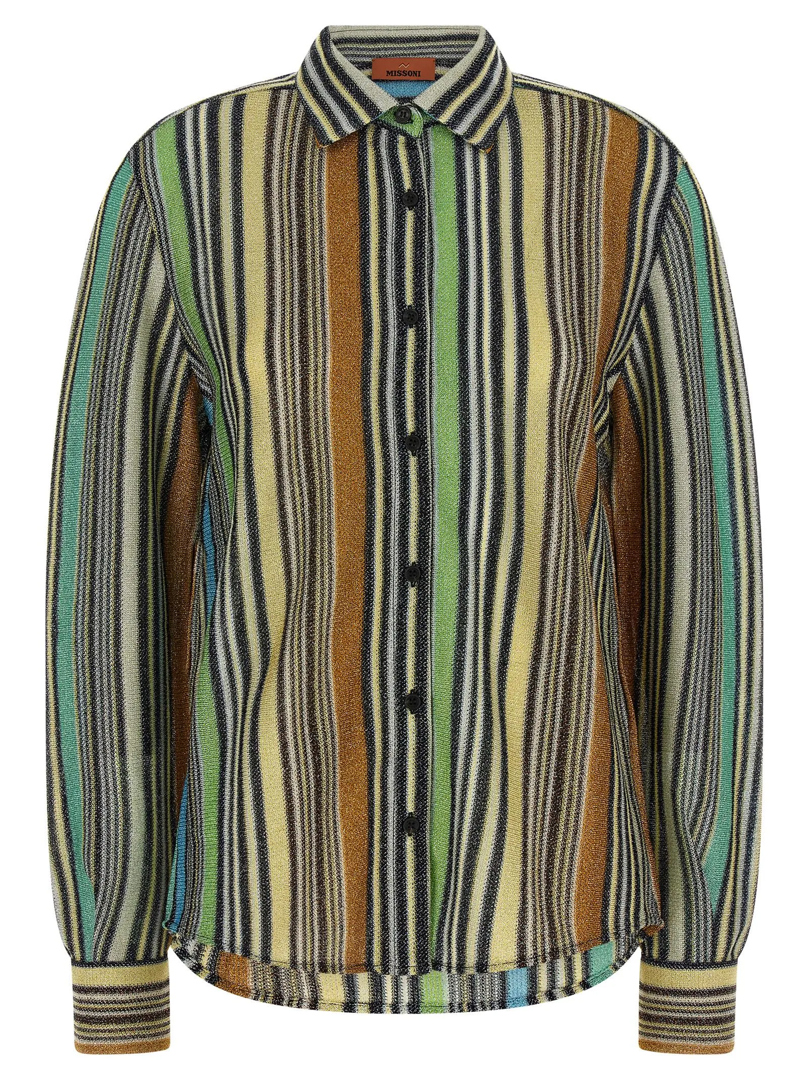 Lamé viscose shirt sold by Lord & Taylor