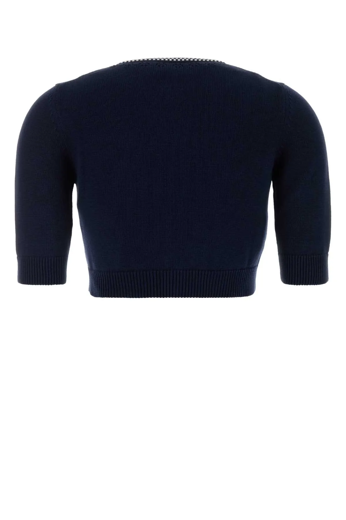NAVY BLUE COTTON CARDIGAN sold by Lord & Taylor product image thumbnail 2