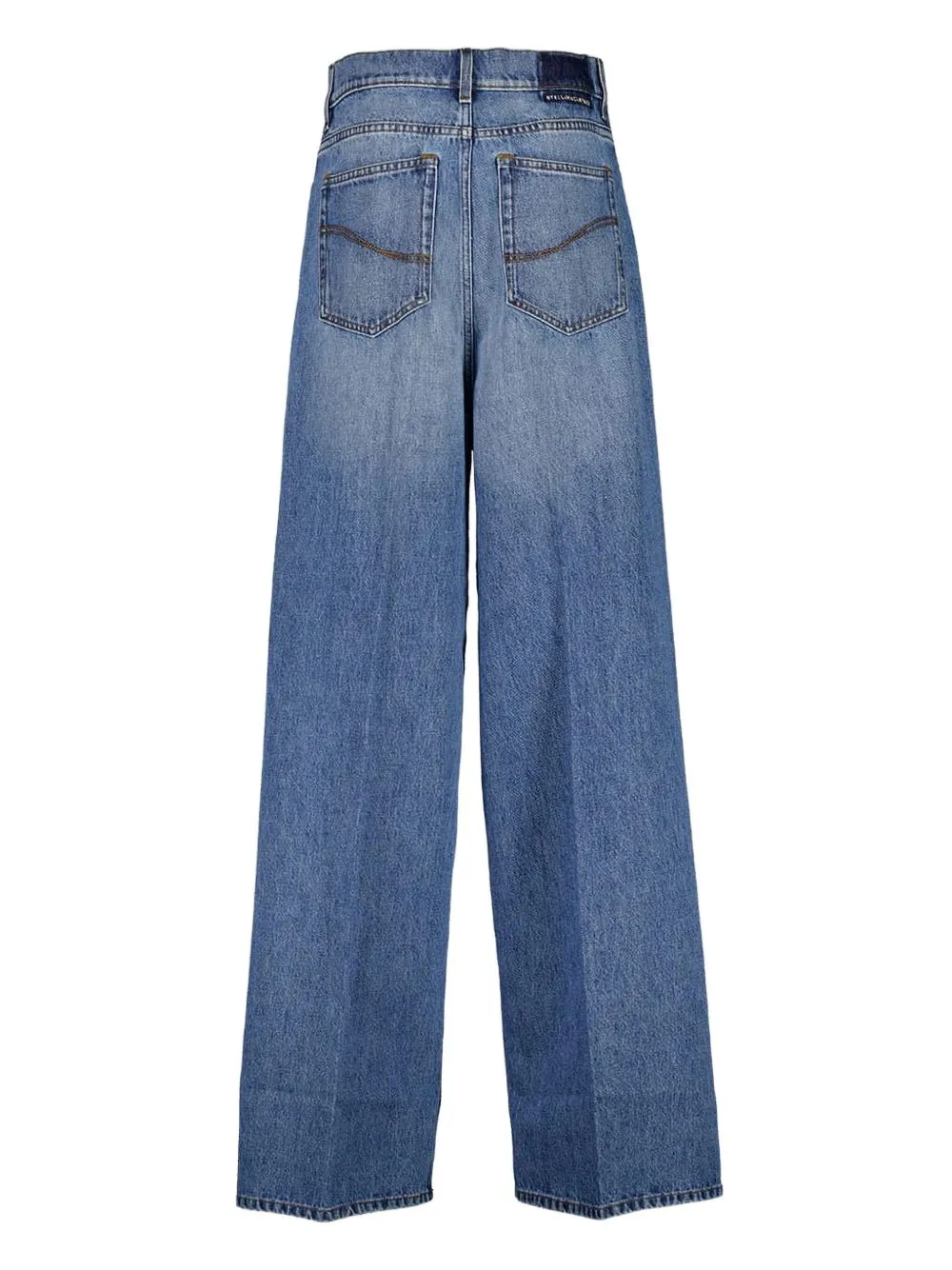 ICONIC BLUE WIDE LEG JEANS sold by Lord & Taylor product image thumbnail 4