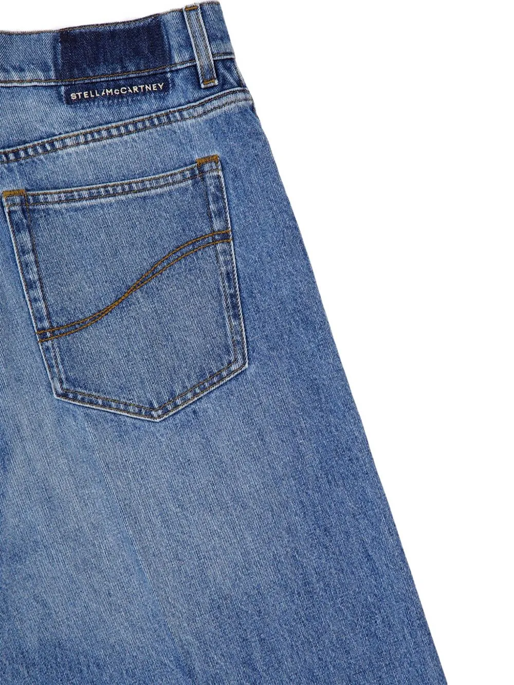 ICONIC BLUE WIDE LEG JEANS sold by Lord & Taylor product image thumbnail 3