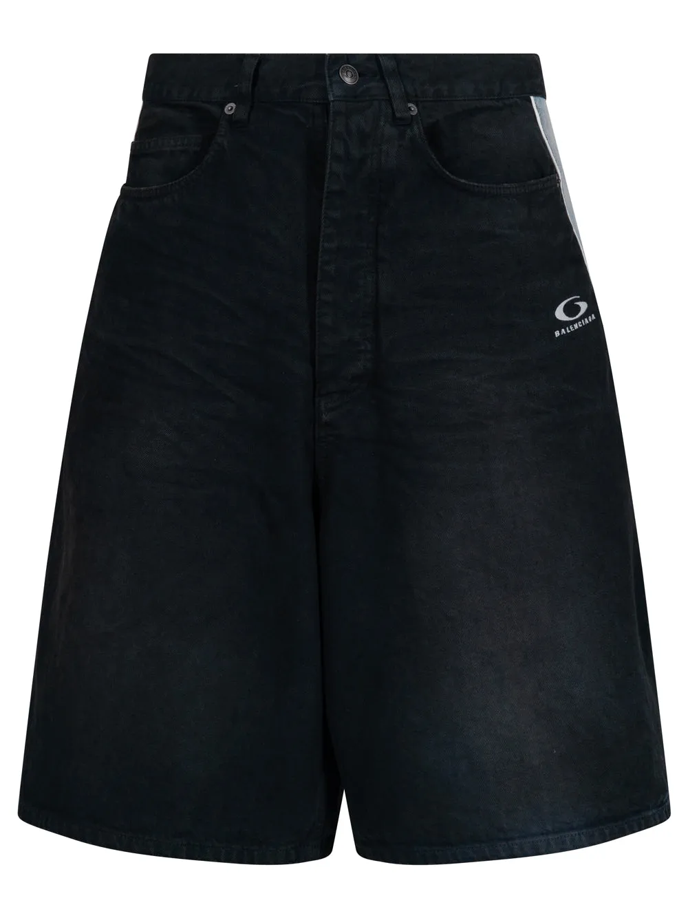 BLACK DENIM BERMUDA SHORTS sold by Lord & Taylor