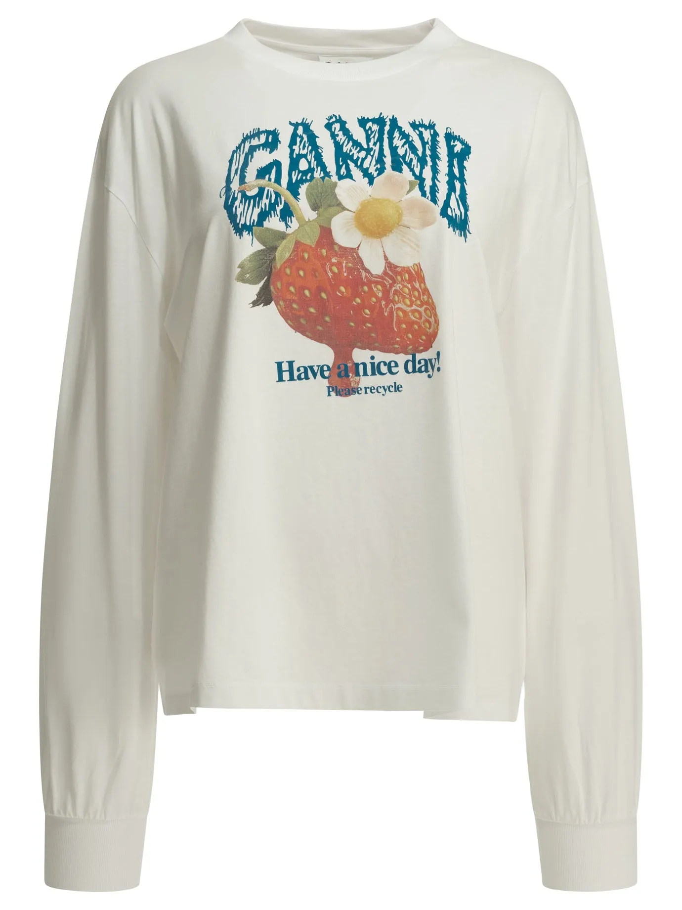 "STRAWBERRY" CREW-NECK T-SHIRT sold by Lord & Taylor