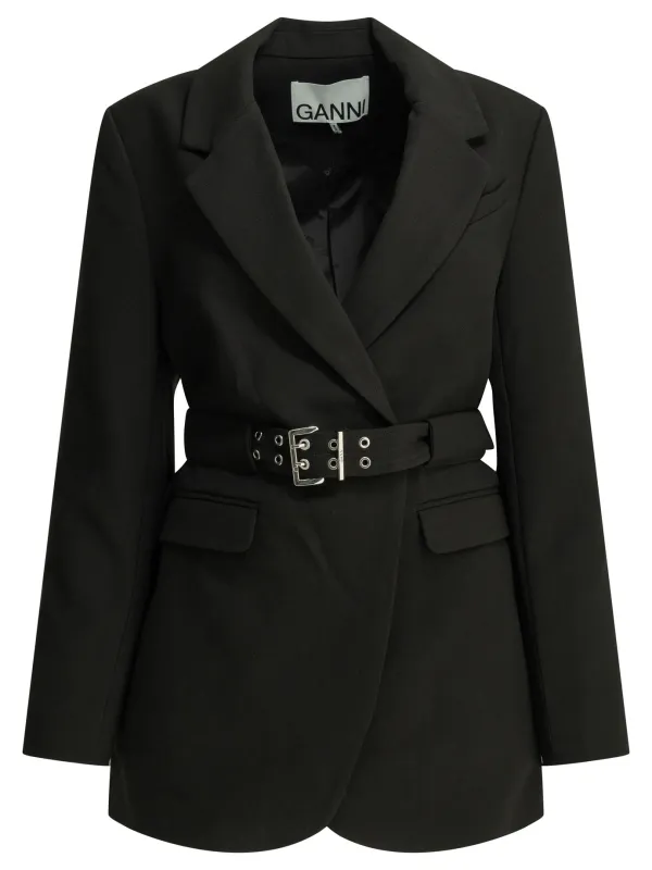 CREPE BLAZER made by Ganni