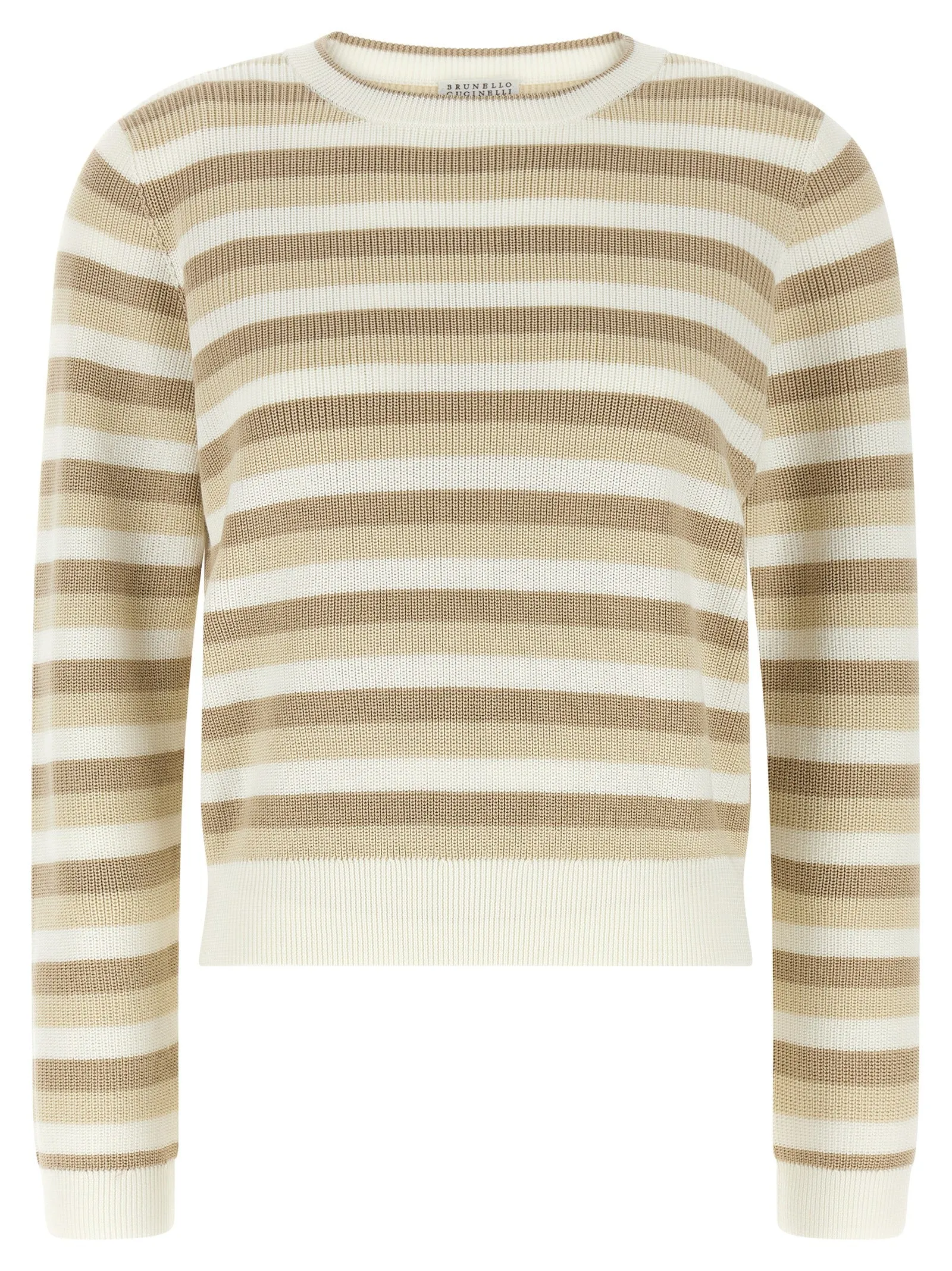 Striped cotton sweater sold by Lord & Taylor