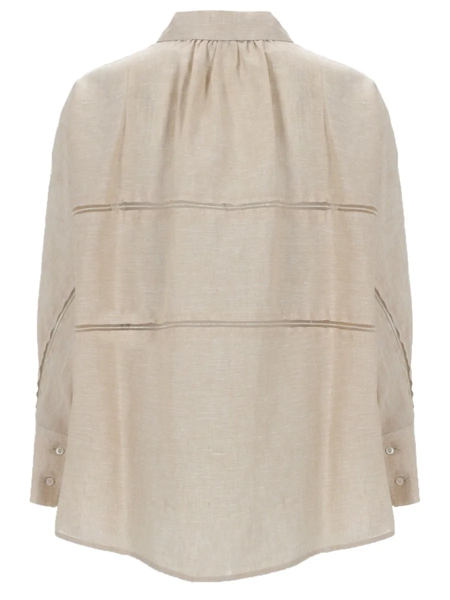 Shirt Cropped Linen sold by Lord & Taylor product image thumbnail 2