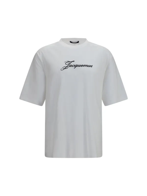 Cotton Logo T-shirt, White made by Jacquemus