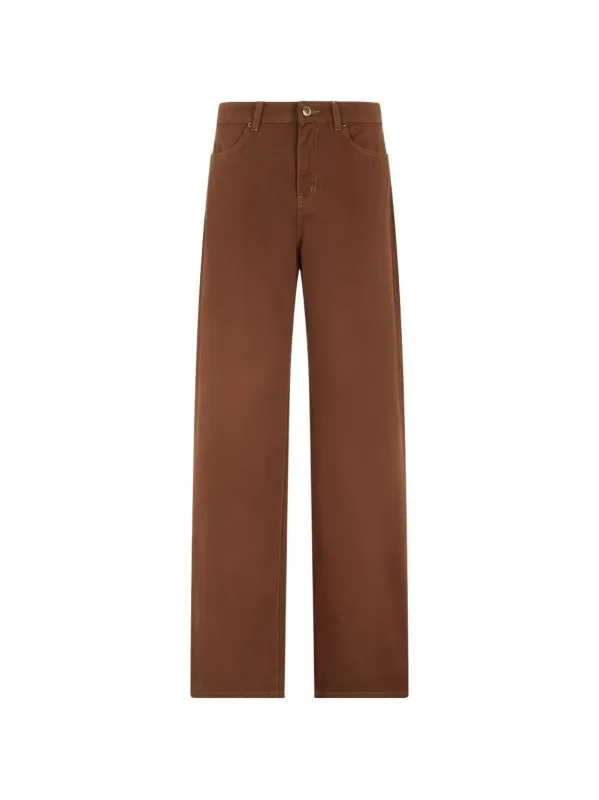 Trousers MSTFATUO Brown made by MaxMara