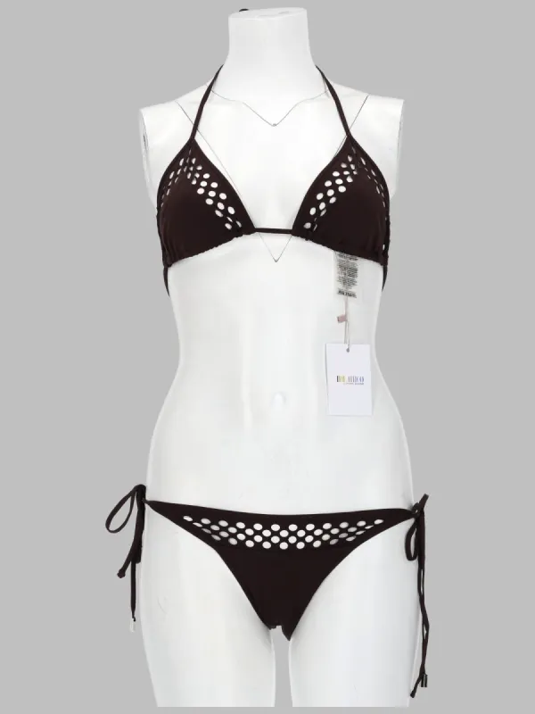 Bikini Il Primo Bagno Brown Lycra made by The Attico