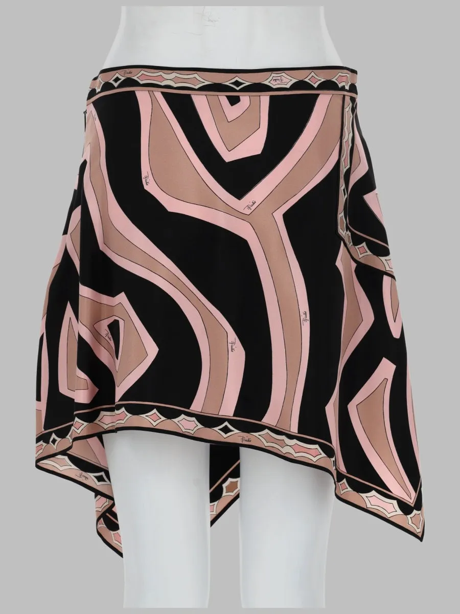 Asymmetric Silk Mini Skirt — Pink sold by Lord & Taylor product image thumbnail 2