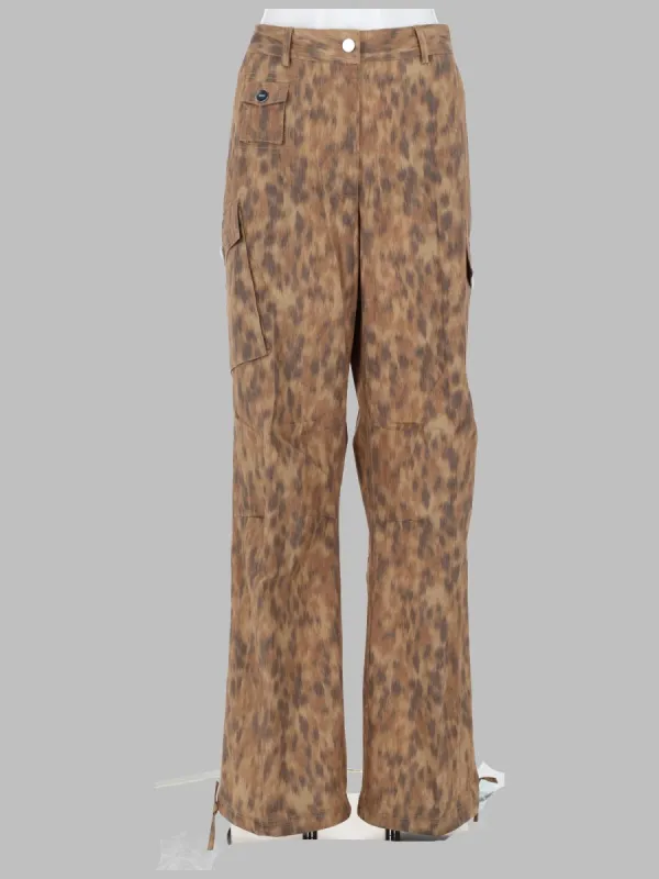 Cargo Trousers Beige made by Ganni