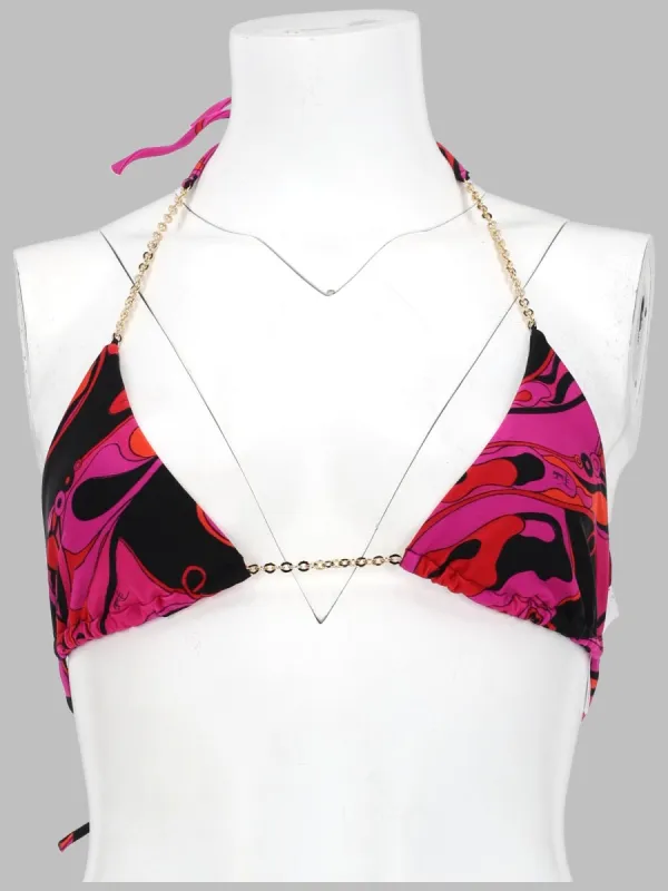 Bikini Top Fuchsia made by Emilio Pucci
