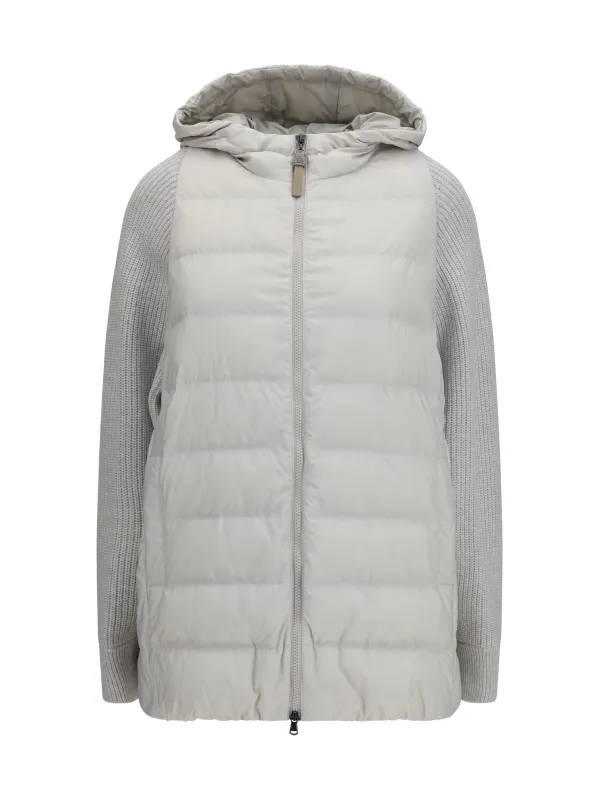 Puffer Jacket Monil Chain Geyser made by Brunello Cucinelli