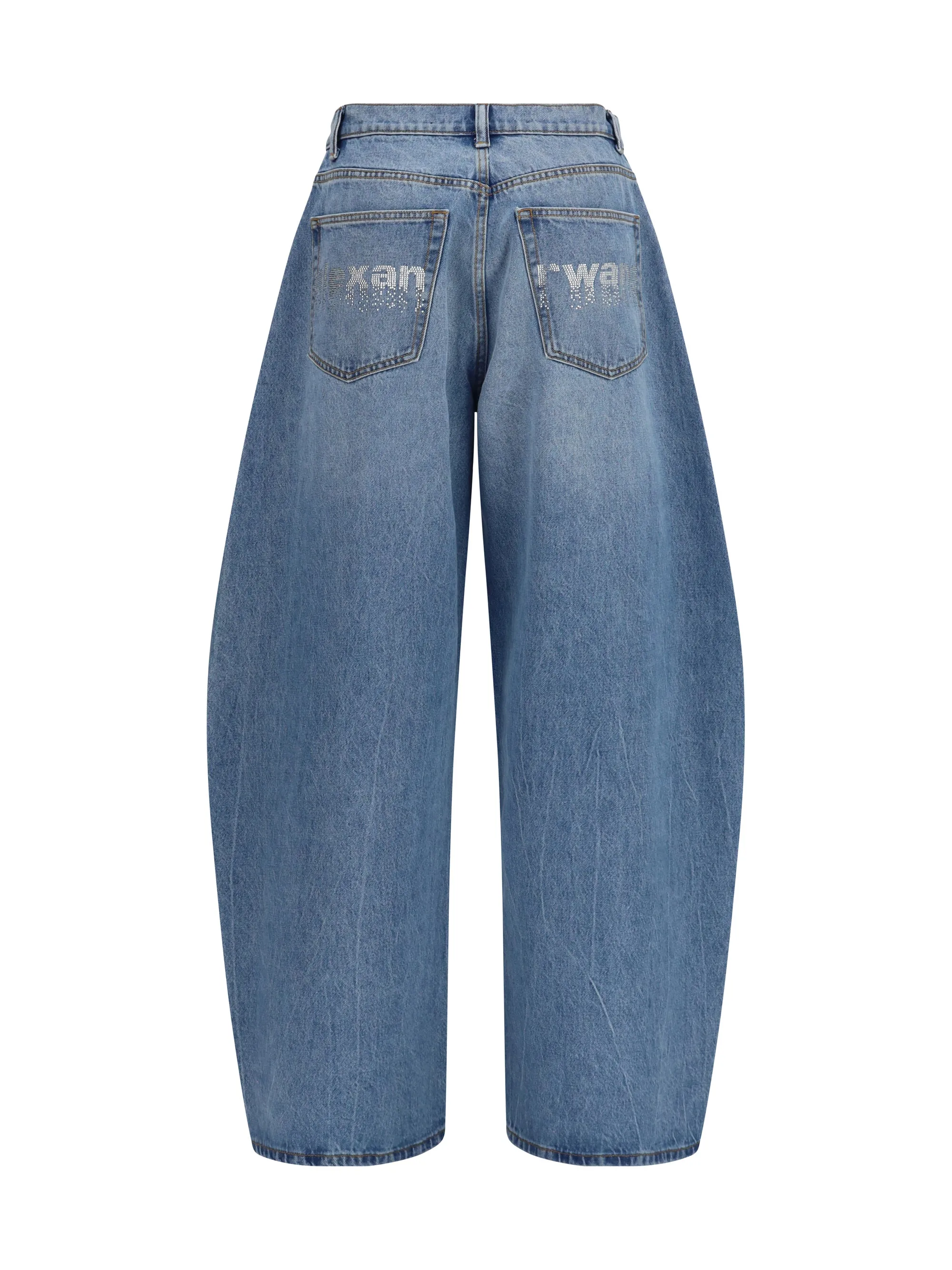 Balloon Jeans Crystal Embellished Vintage Light Indigo sold by Lord & Taylor product image thumbnail 2