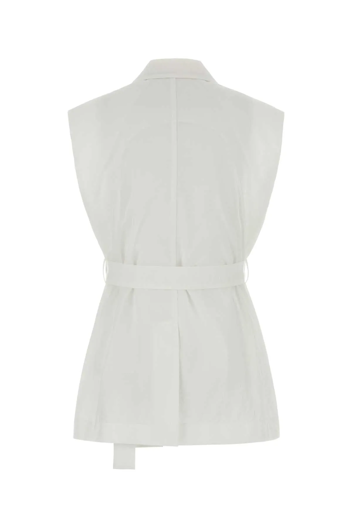 WHITE COTTON BLEND VEST sold by Lord & Taylor product image thumbnail 2