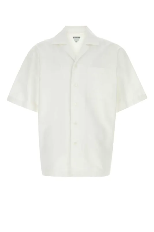 SHORT SLEEVE SHIRT IN COTTON made by Bottega Veneta