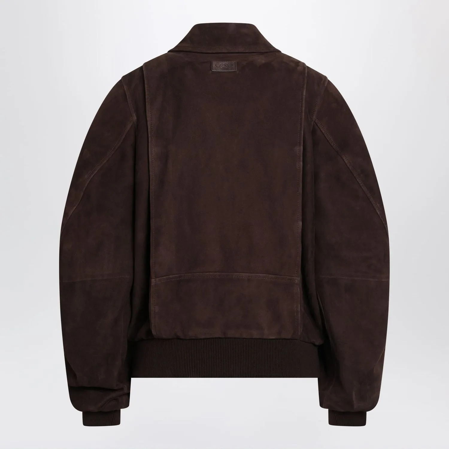 DARK BROWN SUEDE BOMBER JACKET sold by Lord & Taylor product image thumbnail 2