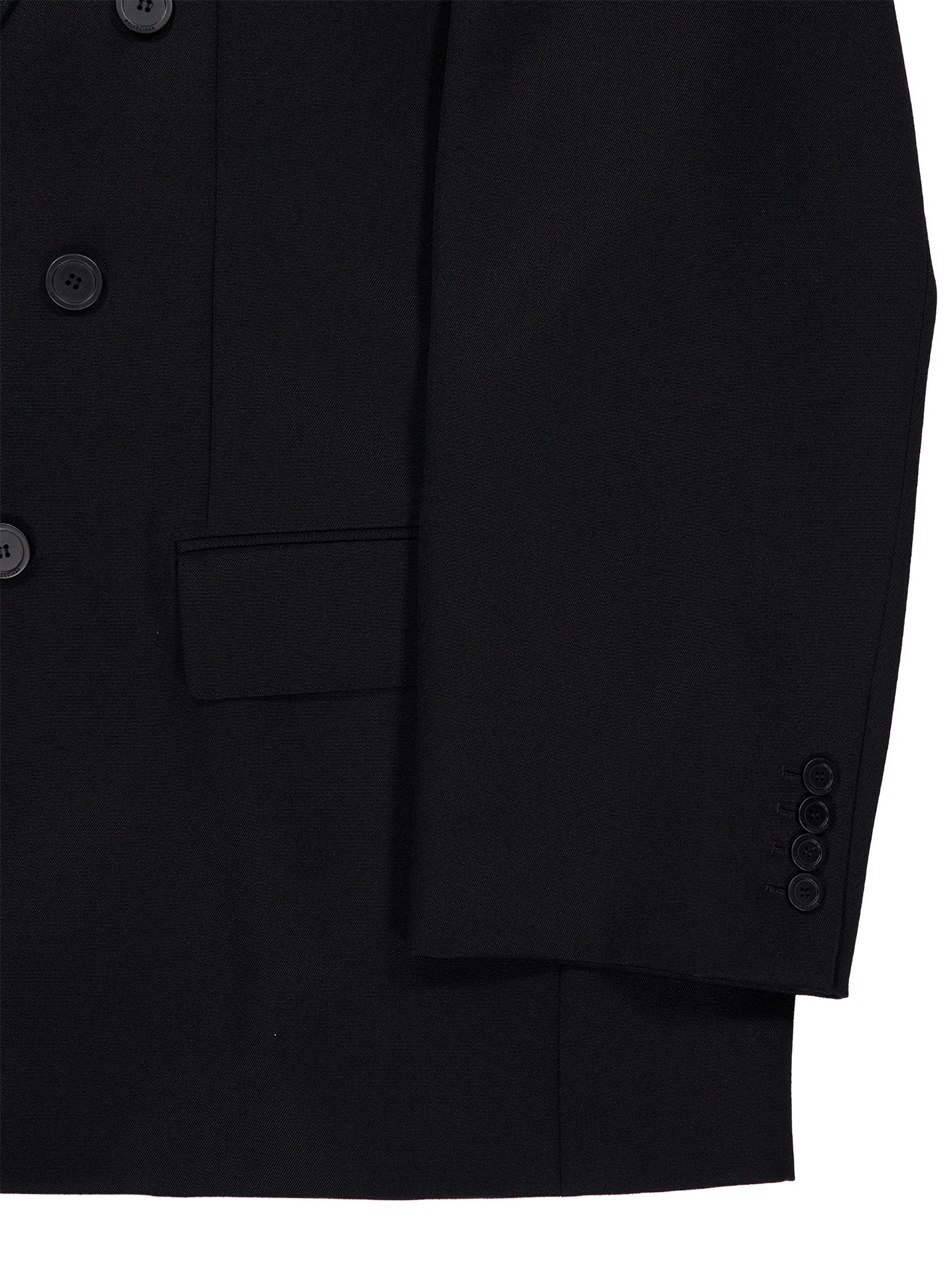 DOUBLE-BREASTED WOOL-GABARDINE JACKET sold by Lord & Taylor product image thumbnail 4