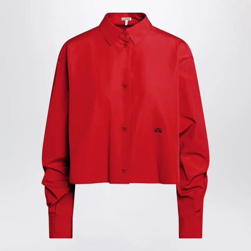 RED COTTON SHIRT made by Loewe