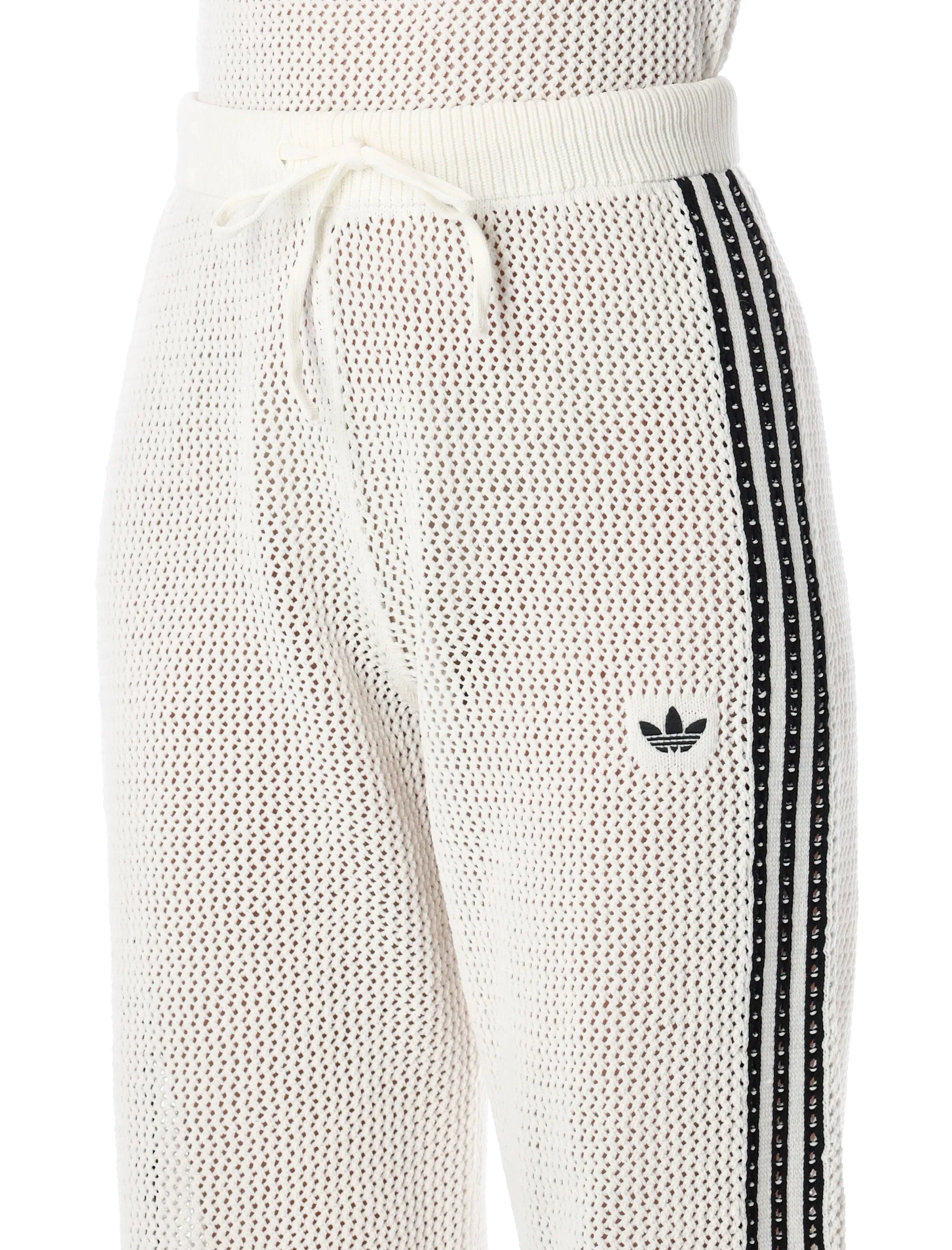 ADIDAS ORIGINALS WHITE CROCHET TRACK PANTS sold by Lord & Taylor product image thumbnail 3