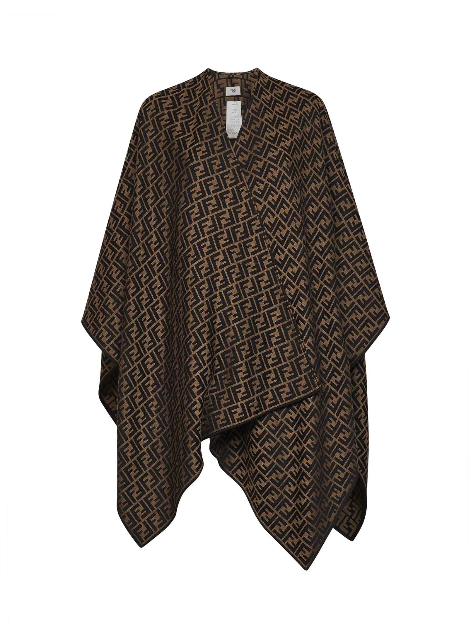 Poncho in Wool and Silk Light Blue sold by Lord & Taylor