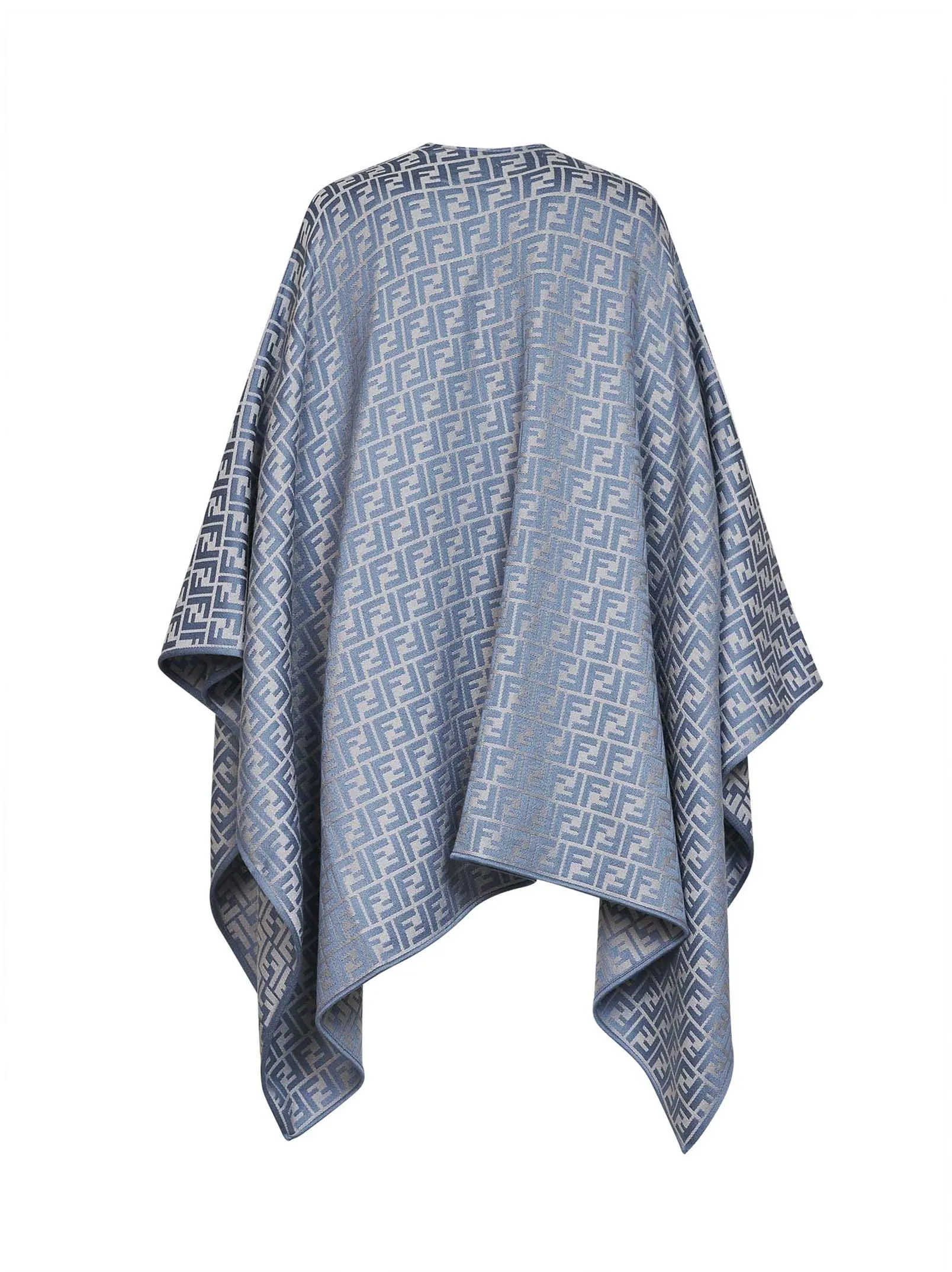 Poncho FF Jacquard Denim Light Blue sold by Lord & Taylor product image thumbnail 2