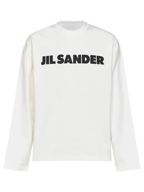 T-shirt Porcelain Cotton made by Jil Sander