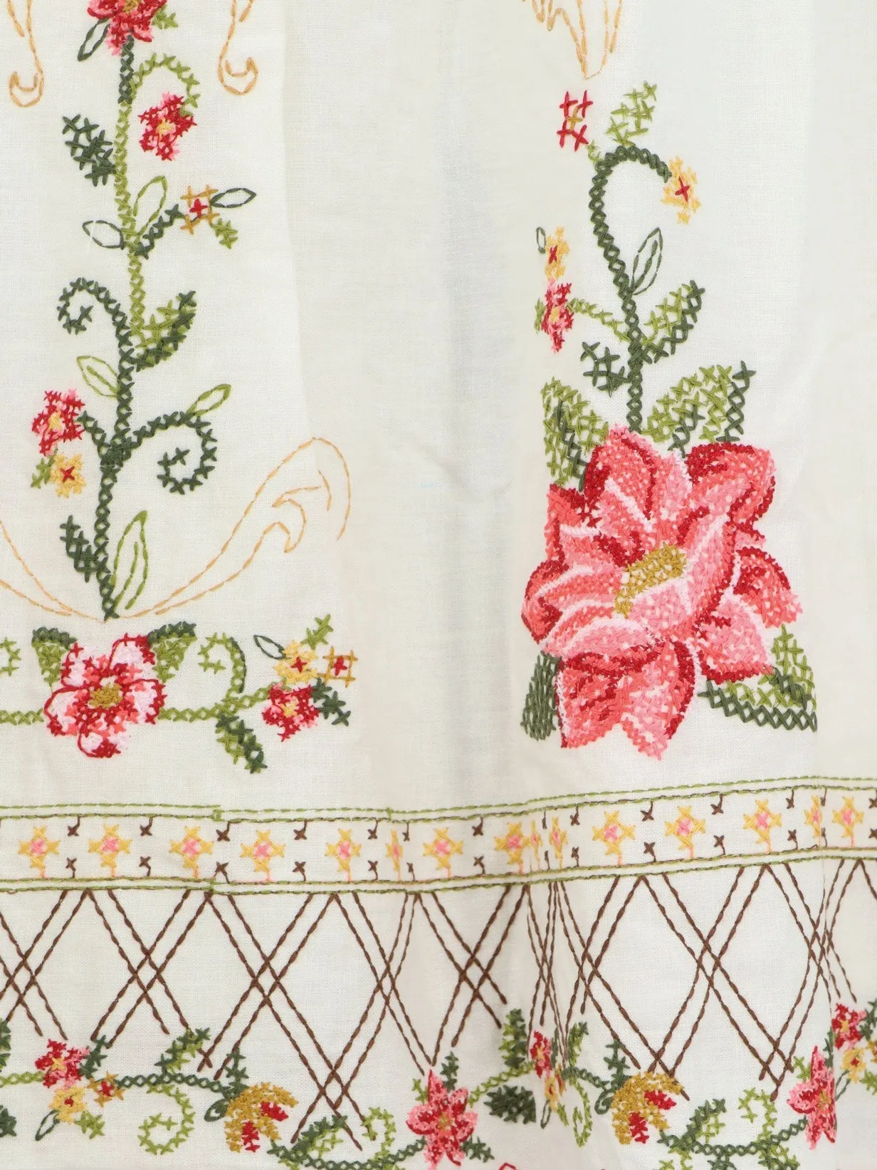 Top Embroidered Linen and Viscose sold by Lord & Taylor product image thumbnail 3