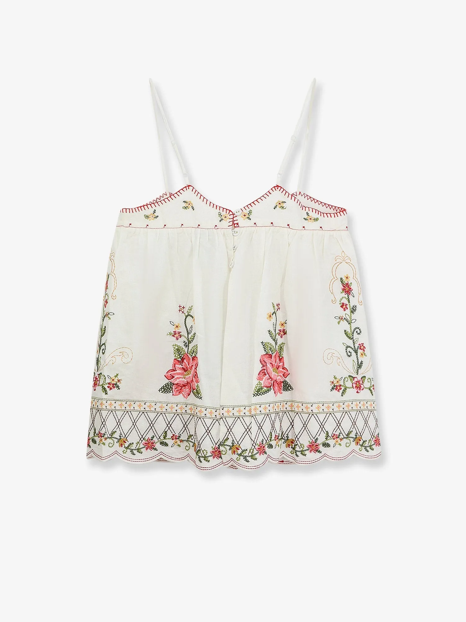 Top Embroidered Linen and Viscose sold by Lord & Taylor product image thumbnail 2
