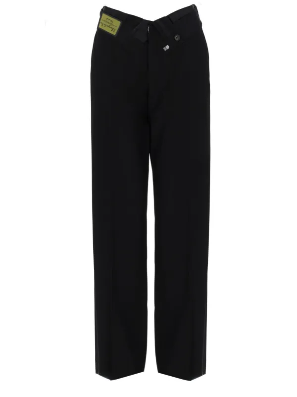 Trousers Cross-Over Black made by Maison Margiela