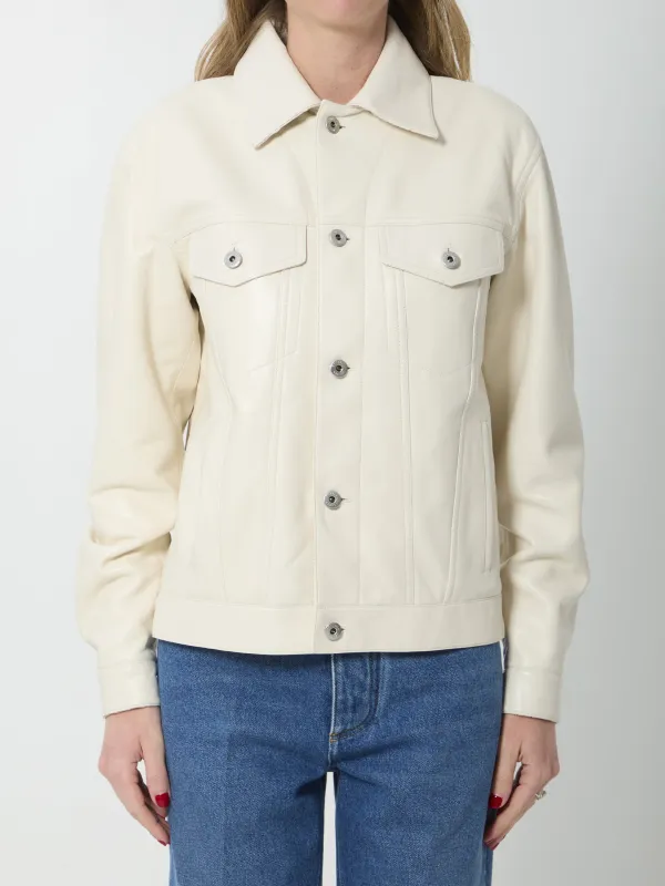 INTRECCIATO LEATHER JACKET made by Bottega Veneta