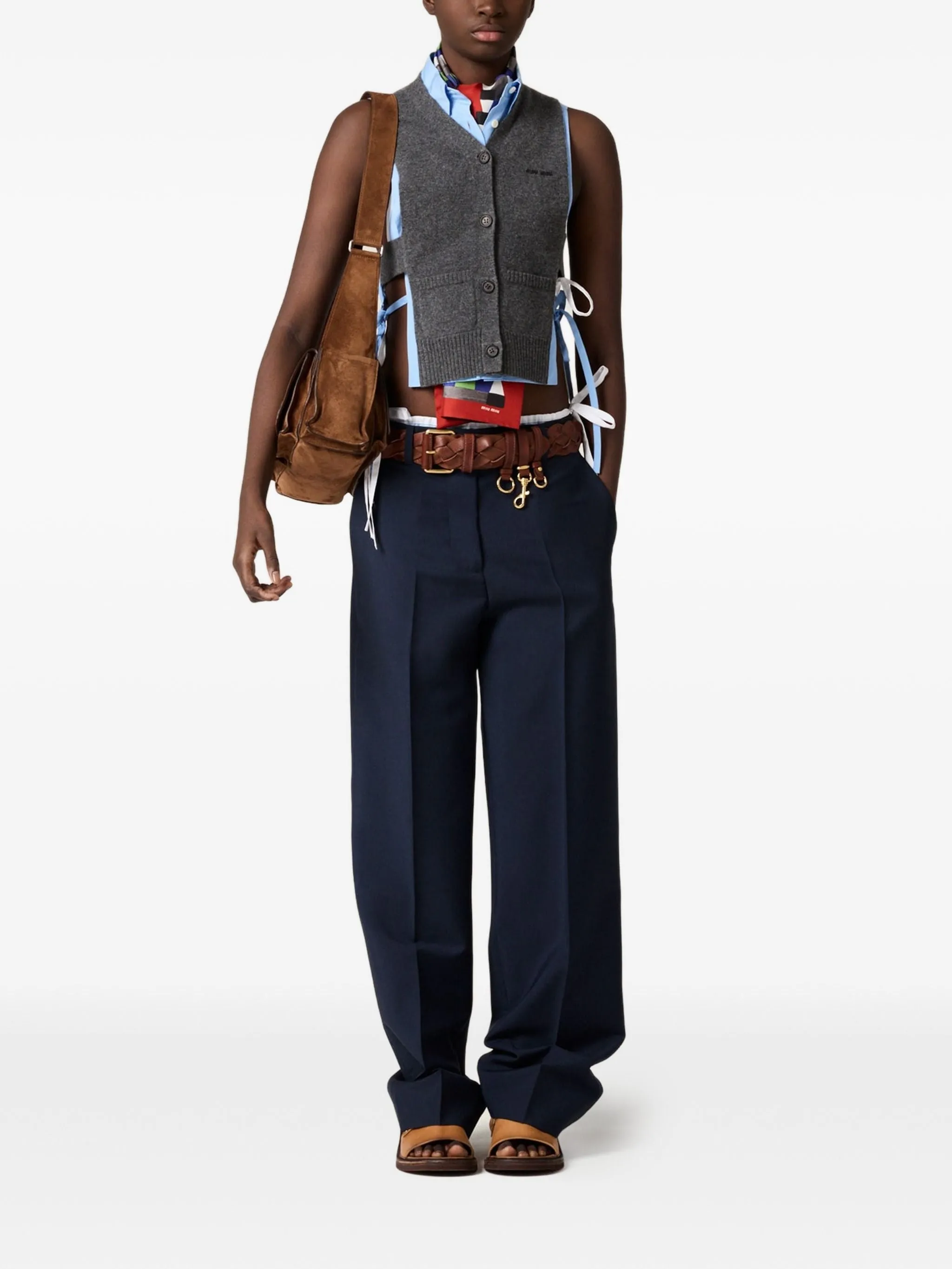 V-NECK LOGO VEST sold by Lord & Taylor product image thumbnail 2