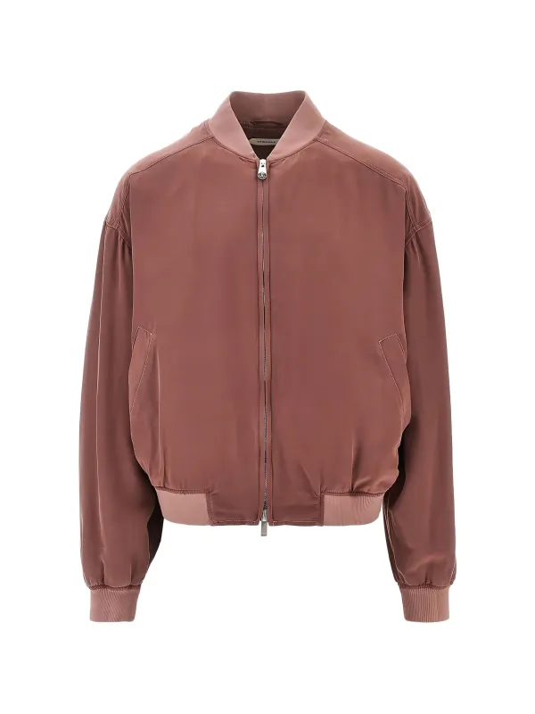 SILK BOMBER JACKET made by Versace