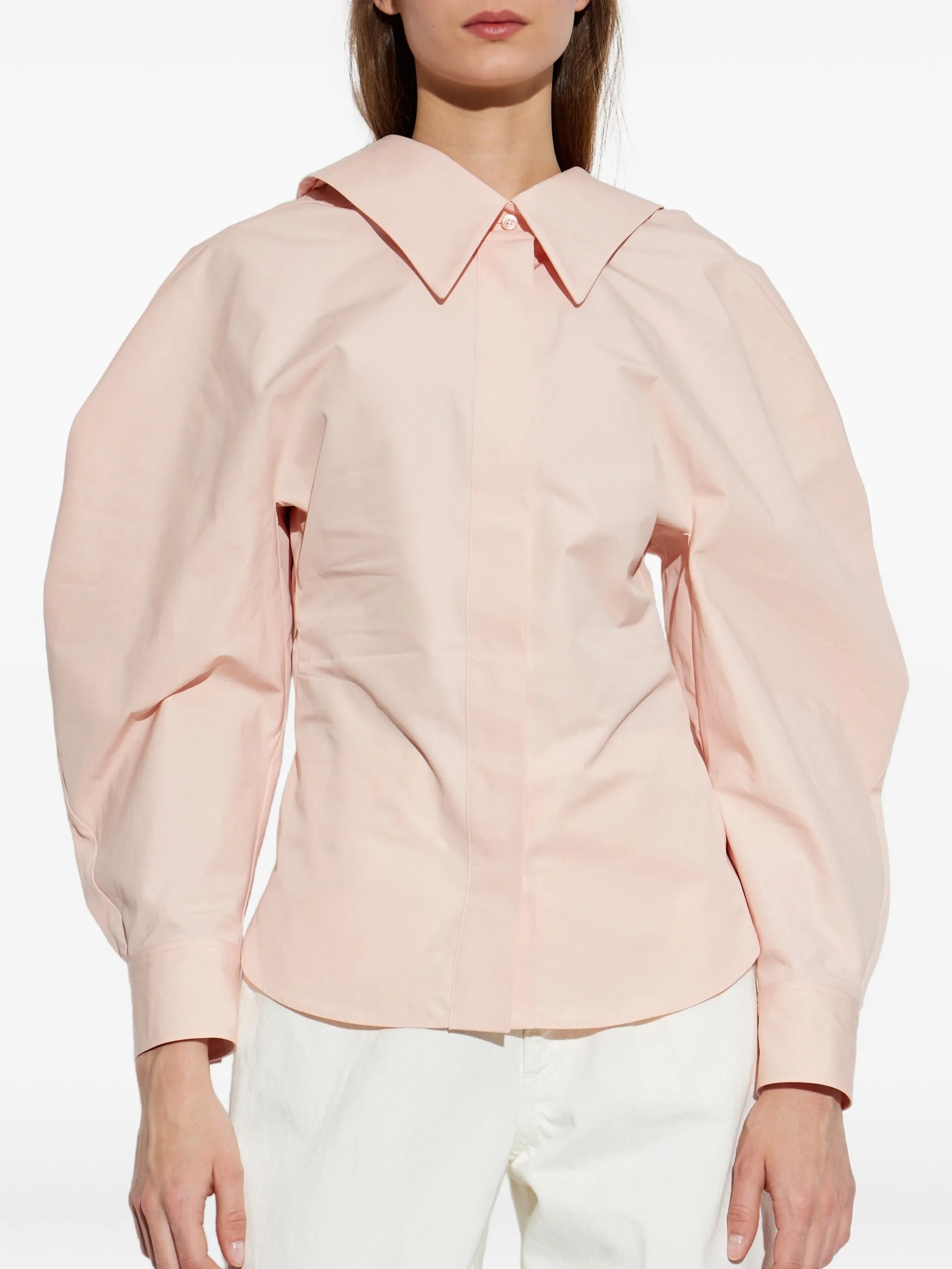 PUFF-SLEEVE BLOUSE sold by Lord & Taylor product image thumbnail 3