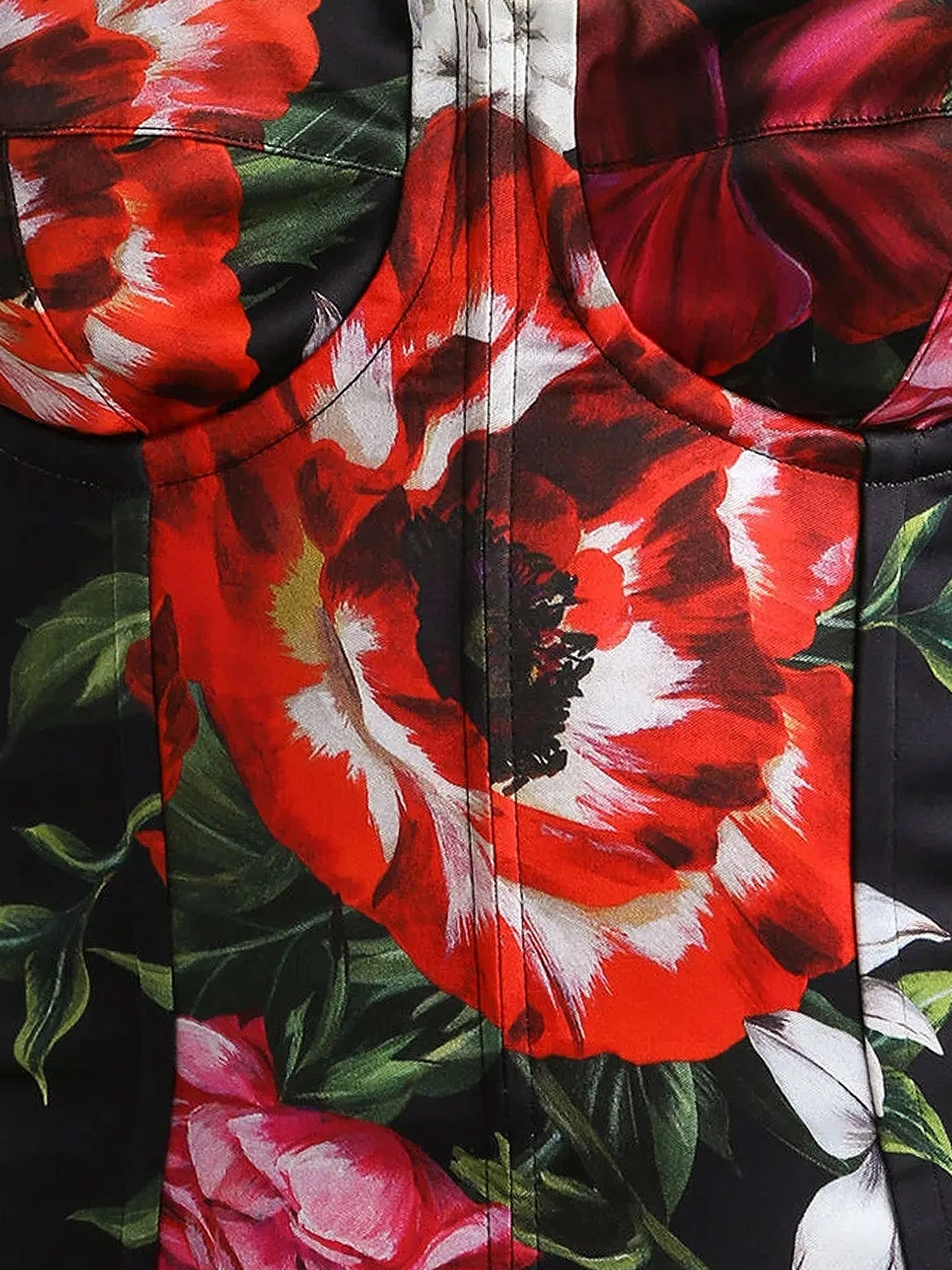 Satin Dress, Floral Print sold by Lord & Taylor product image thumbnail 3