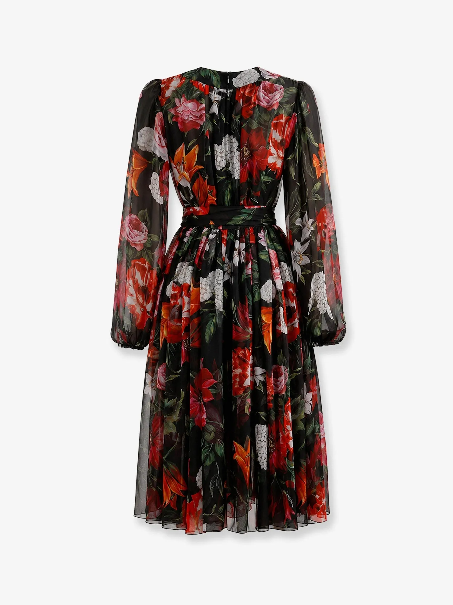 Chiffon Dress Black Silk sold by Lord & Taylor product image thumbnail 2