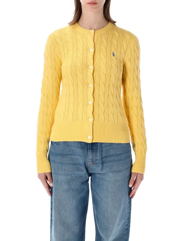 POLO RALPH LAUREN COTTON CLASSIC CABLE-KNIT CARDIGAN made by Polo by Ralph Lauren