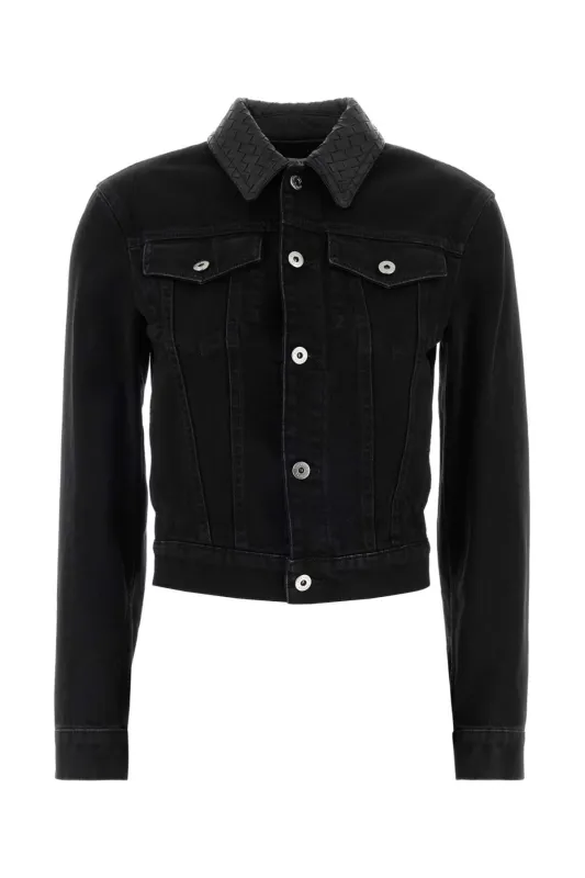 DENIM JACKET NECK INTRECCIO made by Bottega Veneta