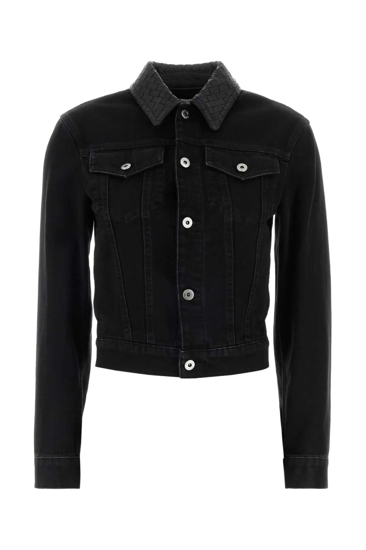 DENIM JACKET NECK INTRECCIO sold by Lord & Taylor