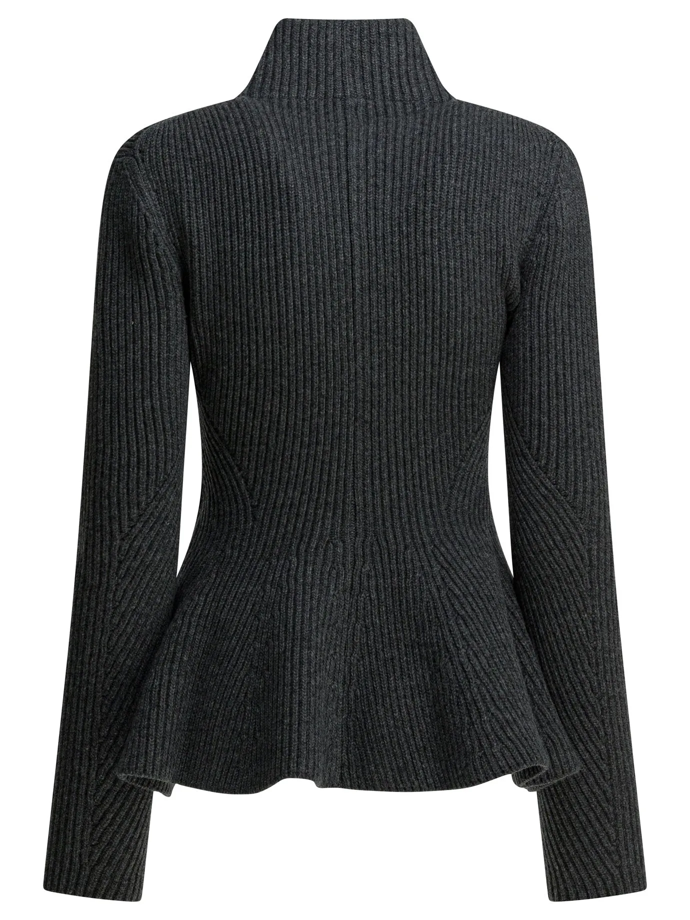 "PEPLUM" ZIPPER SWEATER sold by Lord & Taylor product image thumbnail 2