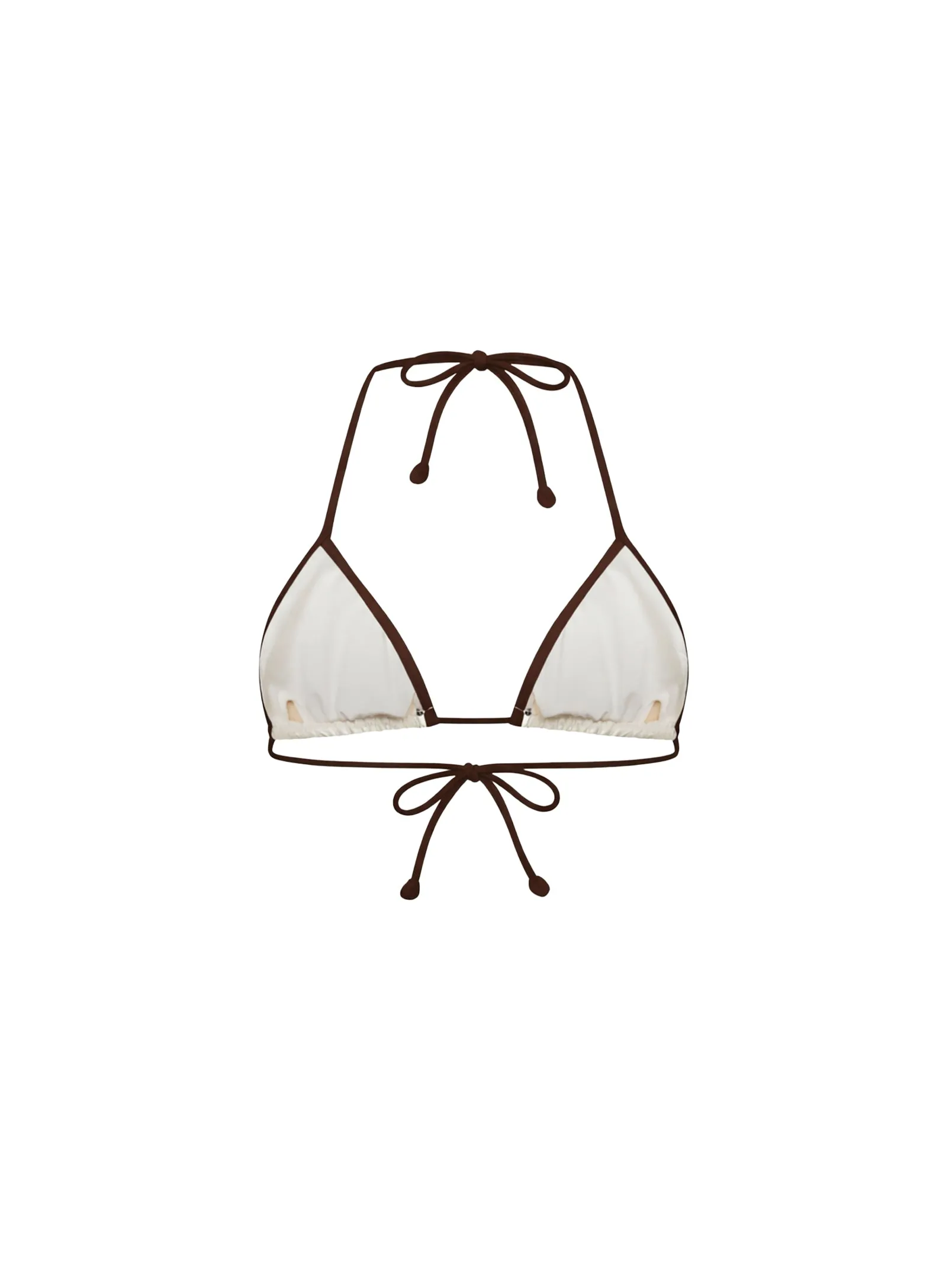 Triangle Bikini Top Leah Ivory Lycra sold by Lord & Taylor product image thumbnail 2