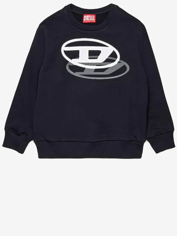Cotton Sweatshirt with Logo made by Diesel