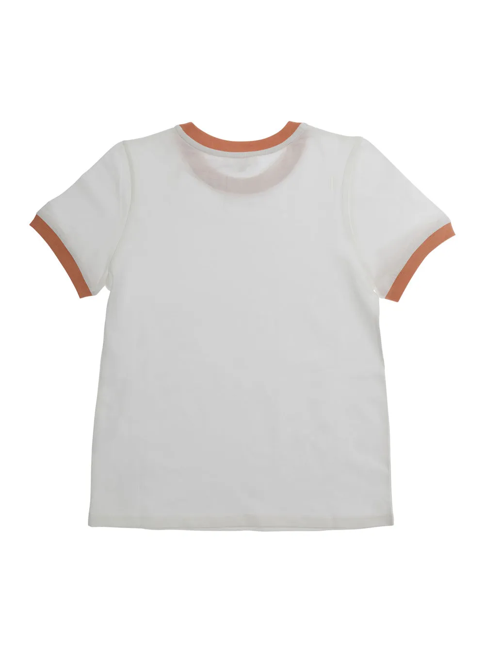 T-Shirt Round Neck White Cotton sold by Lord & Taylor product image thumbnail 2