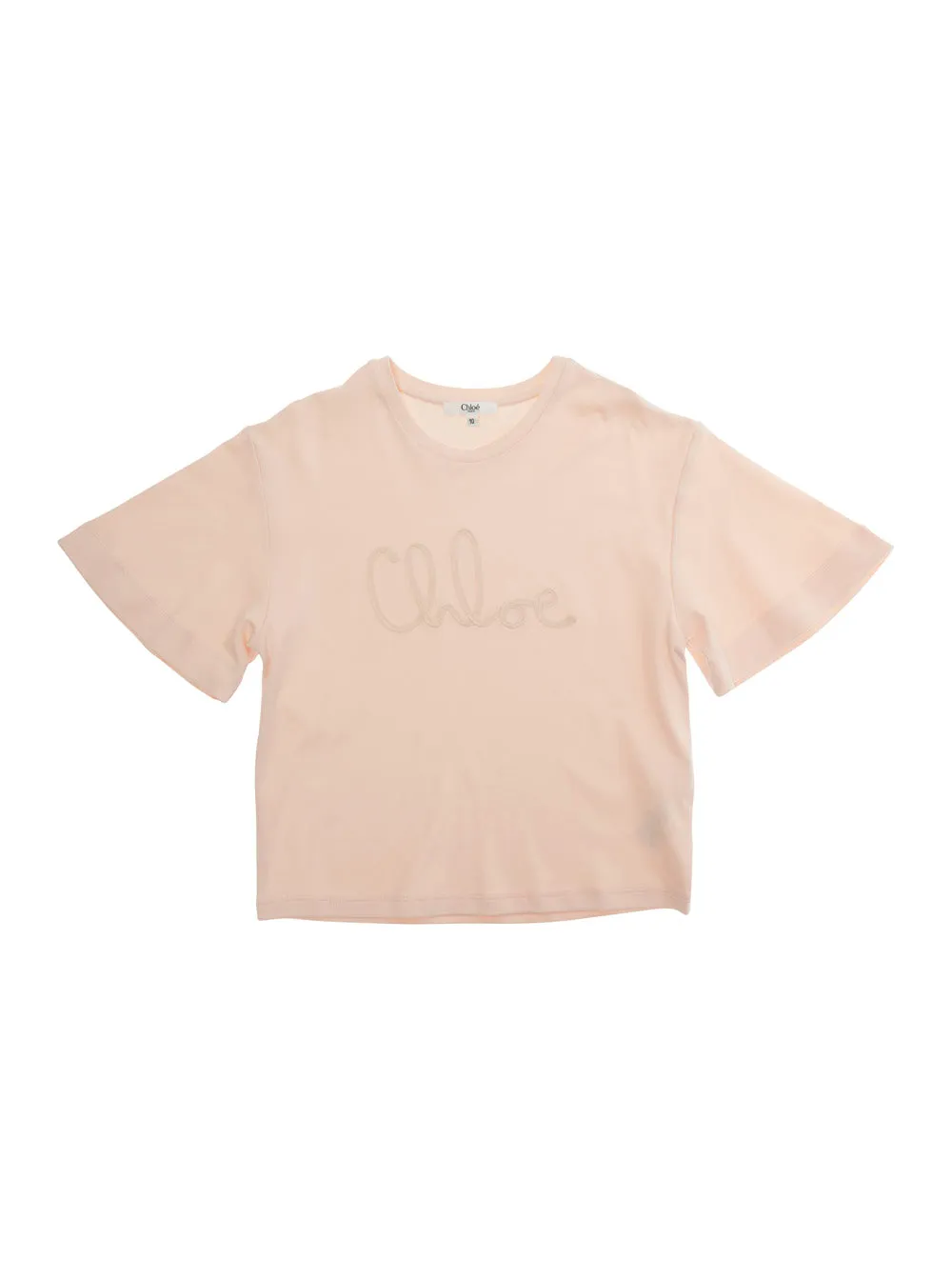 T-shirt Round Neck Pink Cotton sold by Lord & Taylor