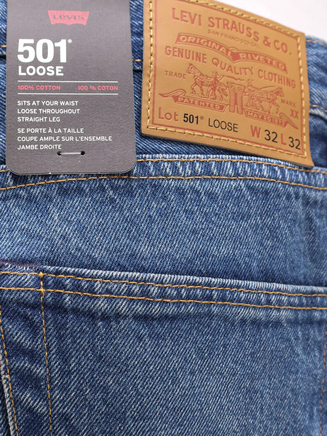 Blue Denim Jeans sold by Lord & Taylor product image thumbnail 3