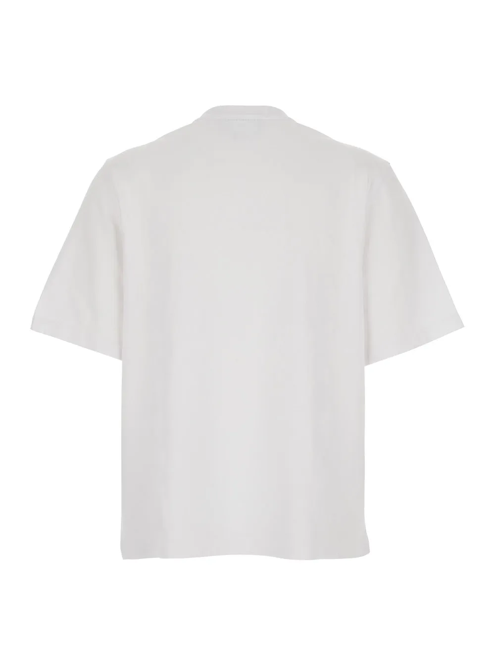 White Cotton T-Shirt with Logo sold by Lord & Taylor product image thumbnail 2