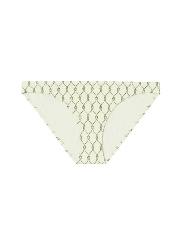 Bikini Briefs in Green made by Tory Burch