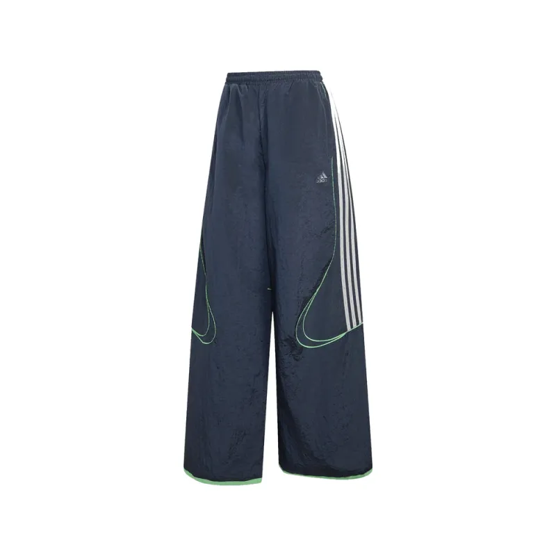 Pants Wide-Leg Blue made by Adidas