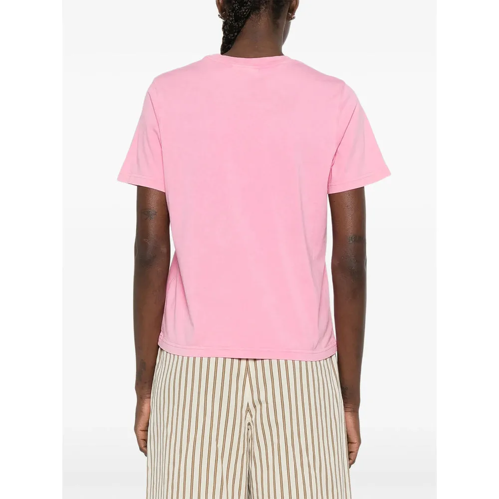Pink Short Sleeves Crew Neck T-shirt sold by Lord & Taylor product image thumbnail 5