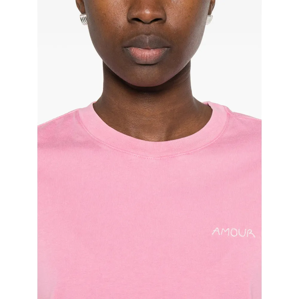 Pink Short Sleeves Crew Neck T-shirt sold by Lord & Taylor product image thumbnail 2