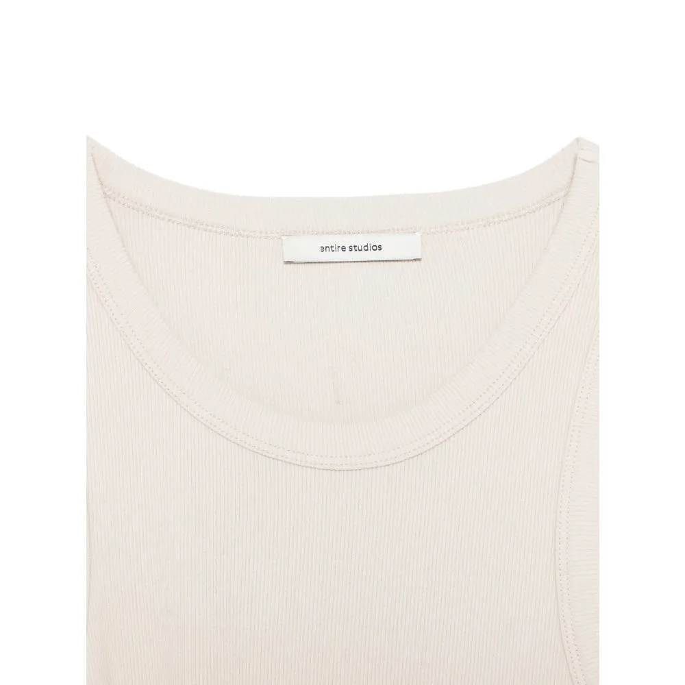 Sleeveless Ribbed Top Neutrals sold by Lord & Taylor product image thumbnail 2